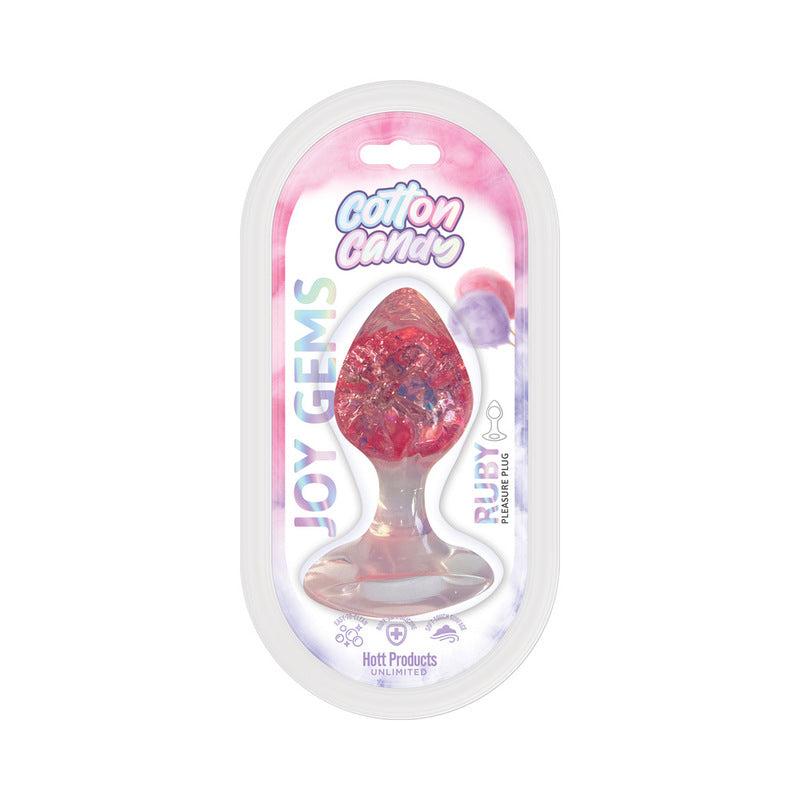 Cotton Candy Joy Gems Ruby Silicone Plug